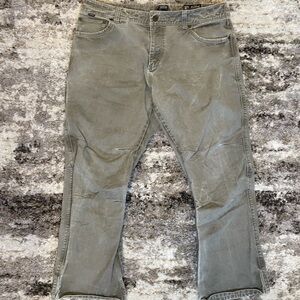 Kuhl Kanvus Jeans Mens 38x30 Gray Outdoor Pants Hiking 5-Pocket